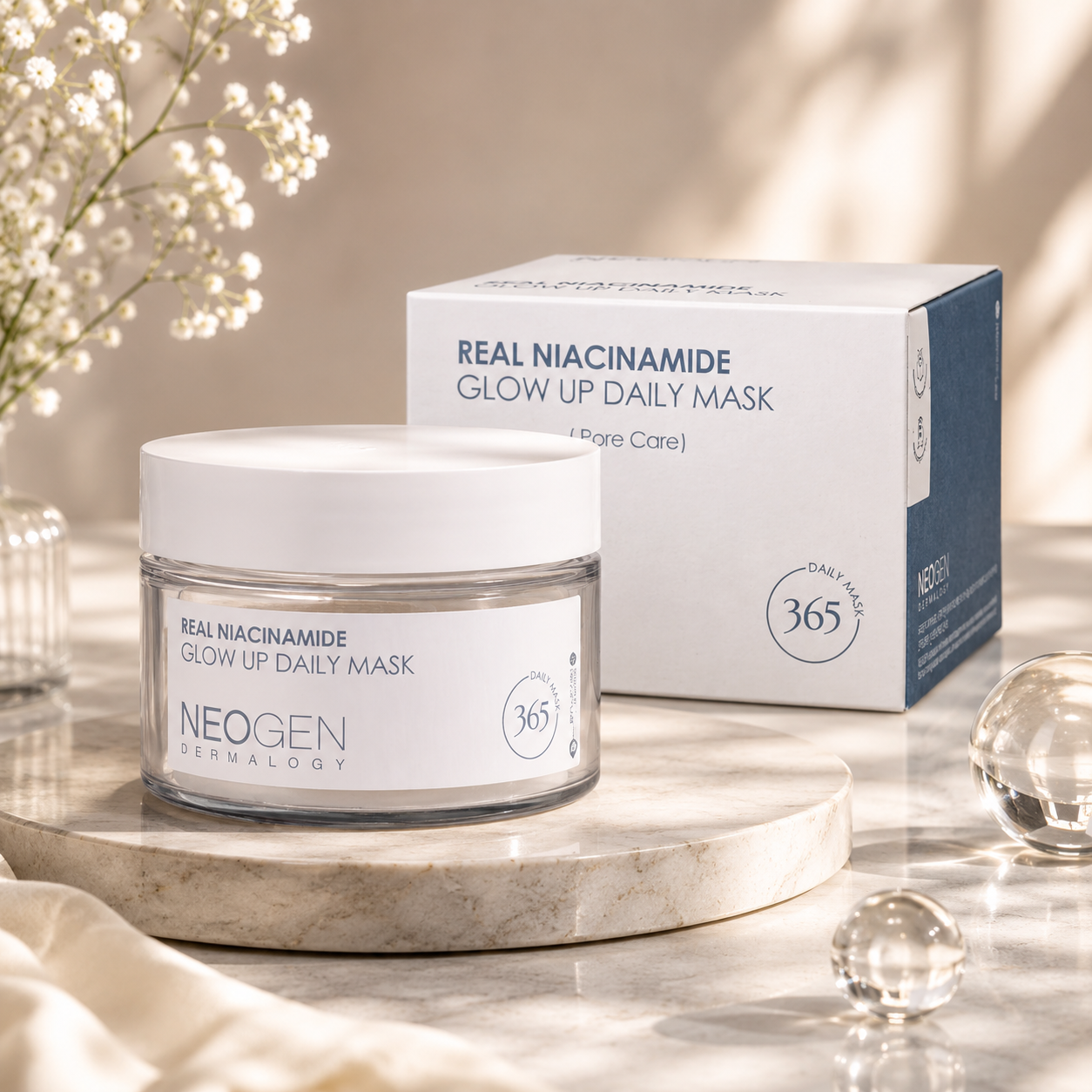 NEOGEN - Dermalogy Real Niacinamide Glow Up Daily Mask (180ml x 40Pads).