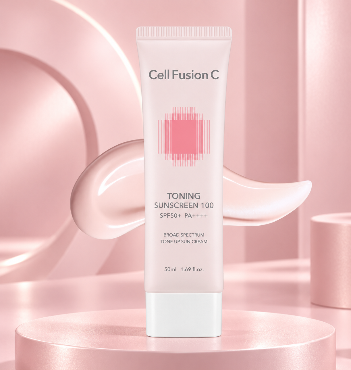 Cell Fusion C - Toning Suncreen Tone Up, Brightening 100 SPF50+ PA++++ 50ml