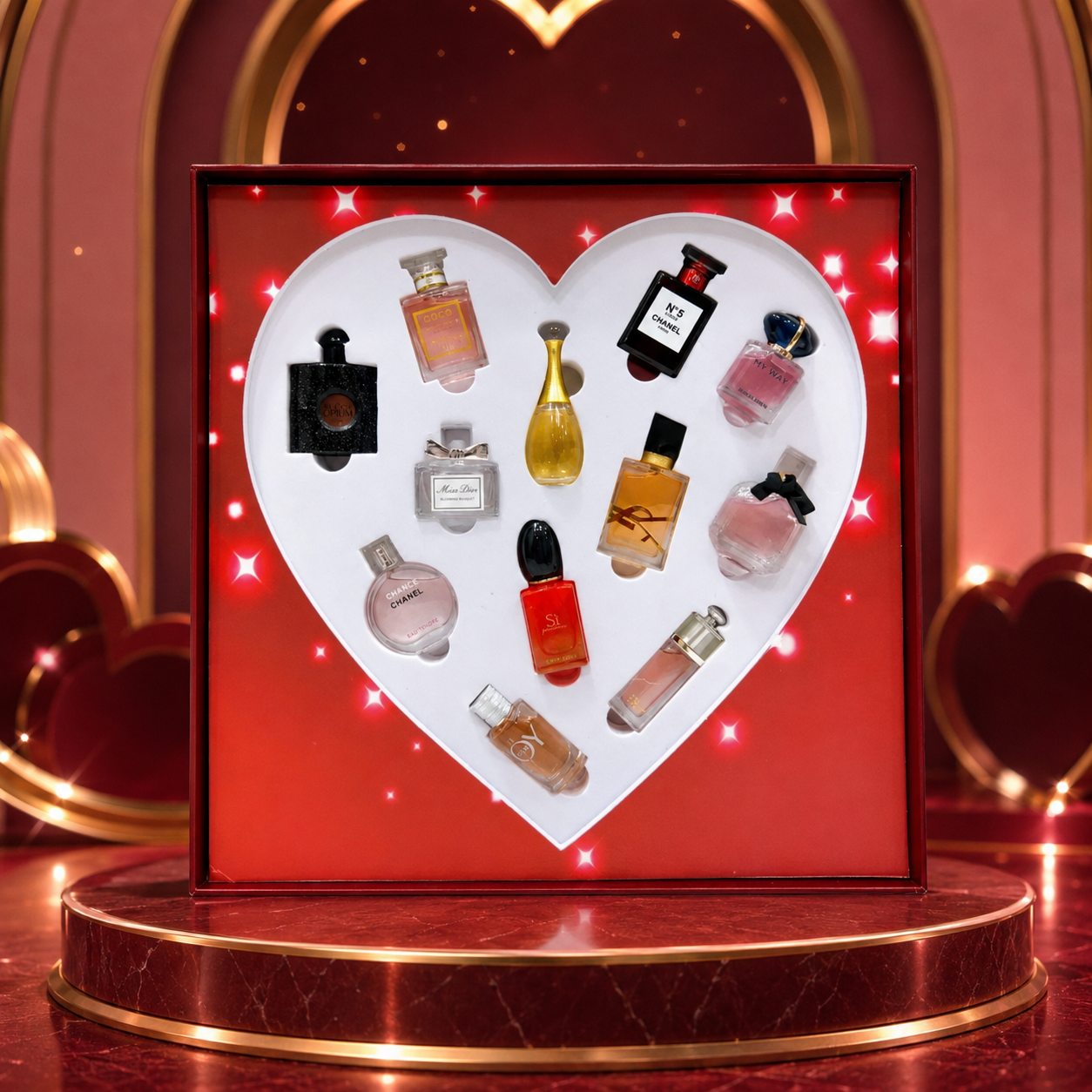 Fragrance Favorites Coffret - ML Luxury Set 12 Mini for Women.