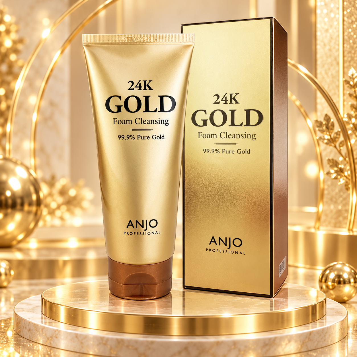 ANJO - 24K Gold Foam Cleansing 100ml.