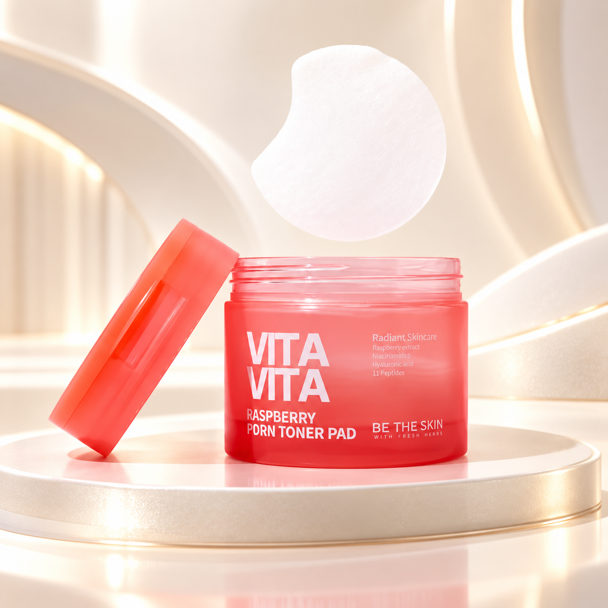 Be The Skin - Vita Raspberry PDRN Toner Pad 60pads