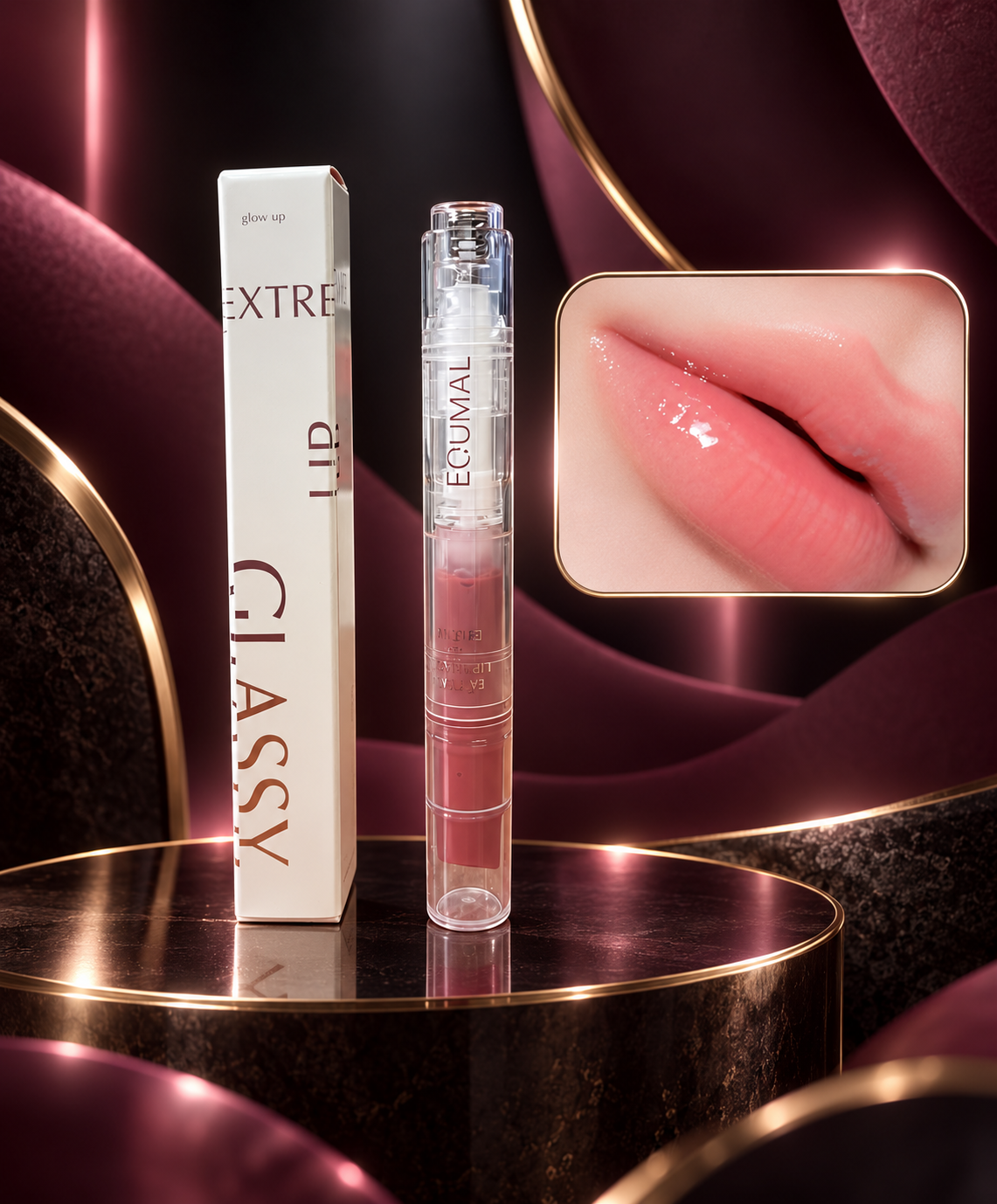 EQUMAL - Extreme Lip Glassy 02 Delulu 3g.